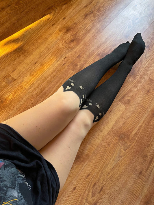 COLLANTS MOTIFS CHAT